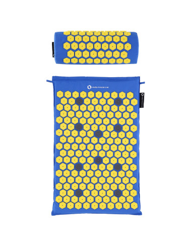 ТЪМНО СИН КОМПЛЕКТ АКУПРЕСУРНА ПОСТИЛКА HMS PREMIUM