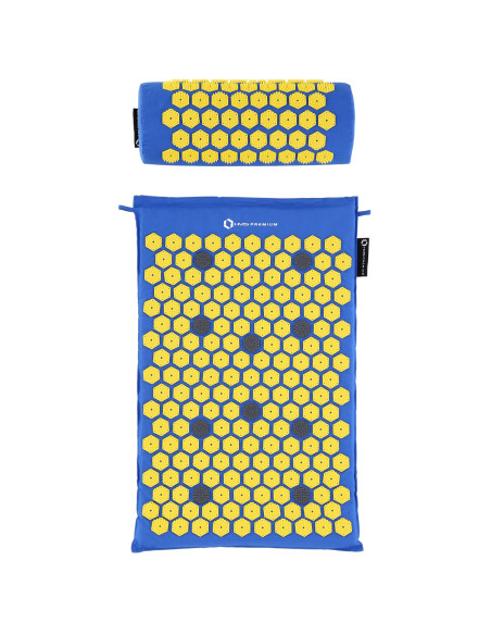 ТЪМНО СИН КОМПЛЕКТ АКУПРЕСУРНА ПОСТИЛКА HMS PREMIUM