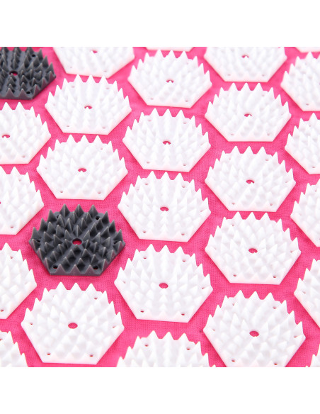 РОЗОВ КОМПЛЕКТ АКУПРЕСУРНА ПОСТИЛКА HMS PREMIUM