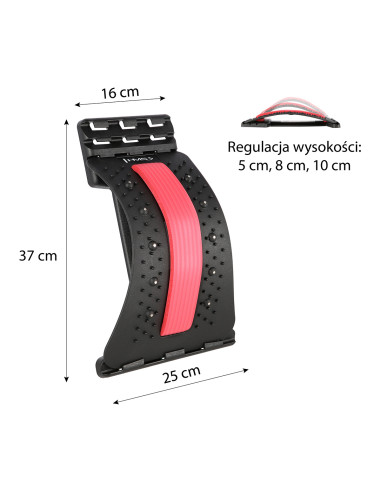 ЧЕРВЕН ЕКСТЕНЖАНТ ЗА ГРЪБ С МАГНИТИ HMS