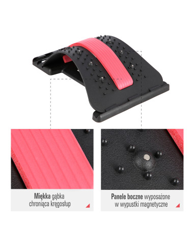 ЧЕРВЕН ЕКСТЕНЖАНТ ЗА ГРЪБ С МАГНИТИ HMS