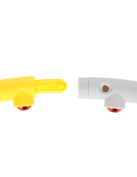 СИВО-ЖЪЛТ МАСАЖЕН ОБЧЪЧ HULA HOOP С МАГНИТИ 85 СМ HMS