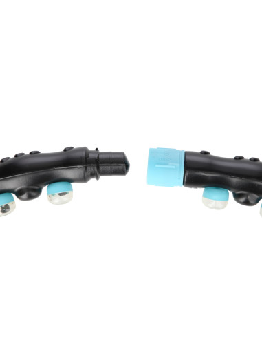 ЧЕРНО-СИН ХУЛА ХОП МАСАЖЕН ОБЧЪР С МАГНИТИ 98 СМ HMS