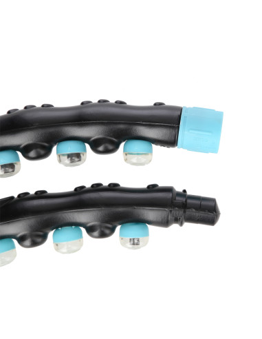 ЧЕРНО-СИН ХУЛА ХОП МАСАЖЕН ОБЧЪР С МАГНИТИ 98 СМ HMS