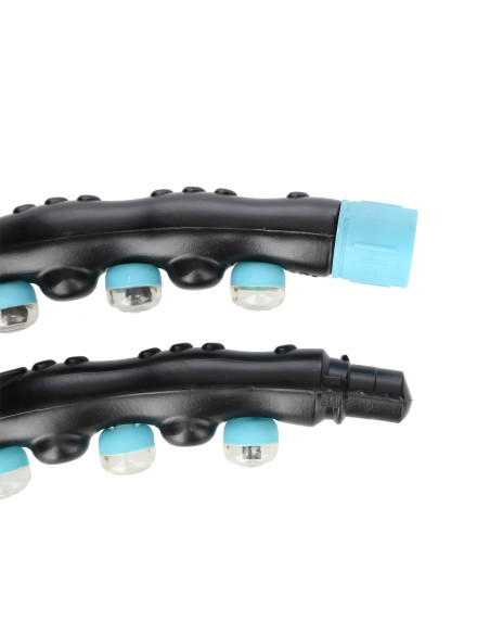 ЧЕРНО-СИН ХУЛА ХОП МАСАЖЕН ОБЧЪР С МАГНИТИ 98 СМ HMS