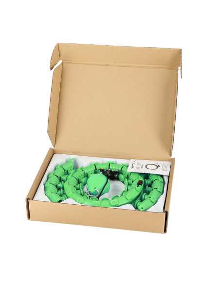 ЗЕЛЕН ХУЛА ХУП С ТОЧКИ ЗА МАСАЖ И ГРАВИТАЦИОННА ТОПКА HMS