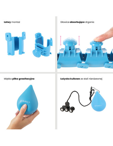 СИН ХУЛА ОБЧЪЧ С МАСАЖНИ ТОЧКИ И ГРАВИТАЦИОННА ТОПКА HMS