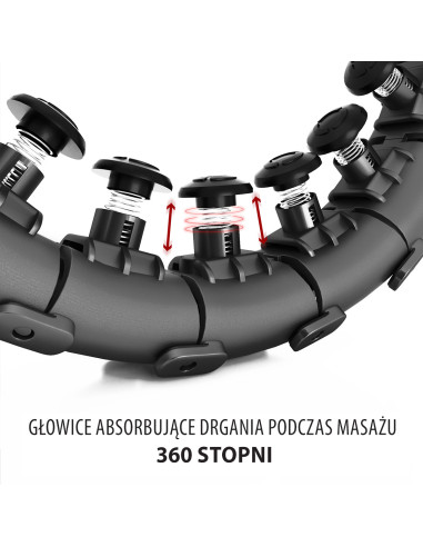 ЧЕРЕН ХУЛА ХУП С МАСАЖНИ ТОЧКИ И ГРАВИТАЦИОННА ТОПКА HMS