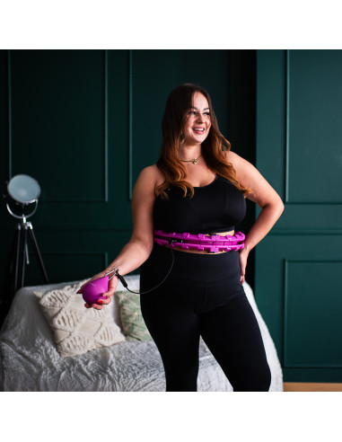 ГОЛЕМ РАЗМЕР ВИОЛЕТОВ ХУЛА ХУП С МАСАЖНИ ТОЧКИ И ГРАВИТАЦИОННА ТОПКА HMS