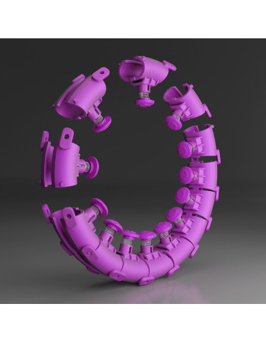 ГОЛЕМ РАЗМЕР ВИОЛЕТОВ ХУЛА ХУП С МАСАЖНИ ТОЧКИ И ГРАВИТАЦИОННА ТОПКА HMS