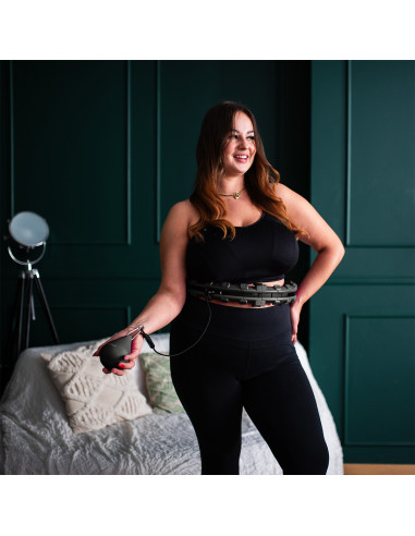 ЧЕРЕН ХУЛА ХУП С ГОЛЕМИ РАЗМЕР С МАСАЖНИ ТОЧКИ И ГРАВИТАЦИОННА ТОПКА HMS