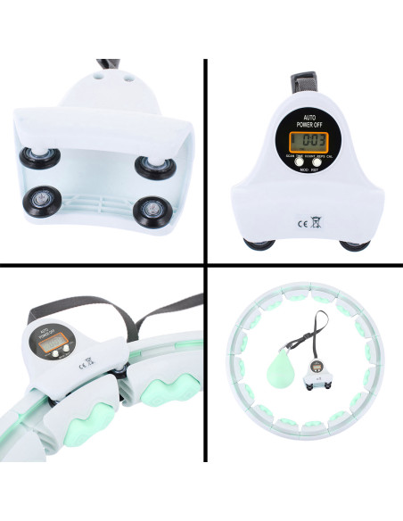 ЗЕЛЕН ХУЛА ОБЧЪЧ С МАСАЖНИ ТОЧКИ И ГРАВИТАЦИОННА ТОПКА + БРОЯЧ HMS