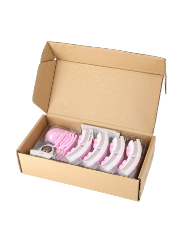 РОЗОВ ХУЛА ОБЧЪЧ С МАСАЖНИ ТОЧКИ И ГРАВИТАЦИОННА ТОПКА + БРОЯЧ HMS