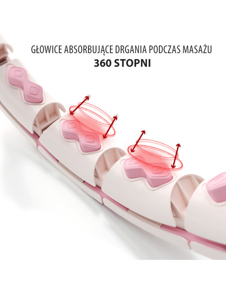 РОЗОВ ХУЛА ОБЧЪЧ С МАСАЖНИ ТОЧКИ И ГРАВИТАЦИОННА ТОПКА + БРОЯЧ HMS