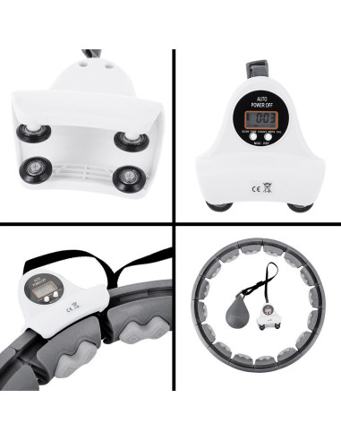 ЧЕРЕН ХУЛА ХУП С МАСАЖНИ ТОЧКИ И ГРАВИТАЦИОННА ТОПКА + БРОЯЧ HMS