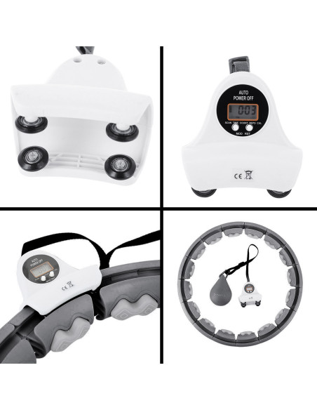 ЧЕРЕН ХУЛА ХУП С МАСАЖНИ ТОЧКИ И ГРАВИТАЦИОННА ТОПКА + БРОЯЧ HMS