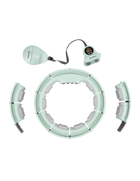 ХУЛА ХОП ЗЕЛЕН С МАСАЖНИ ТОЧКИ И ГРАВИТАЦИОННА ТОПКА + БРОЯЧ HMS