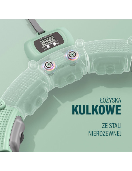 ХУЛА ХУП ЗЕЛЕН С МАГНИТИ И ГРАВИТАЦИОННА ТОПКА + БРОЯЧ HMS