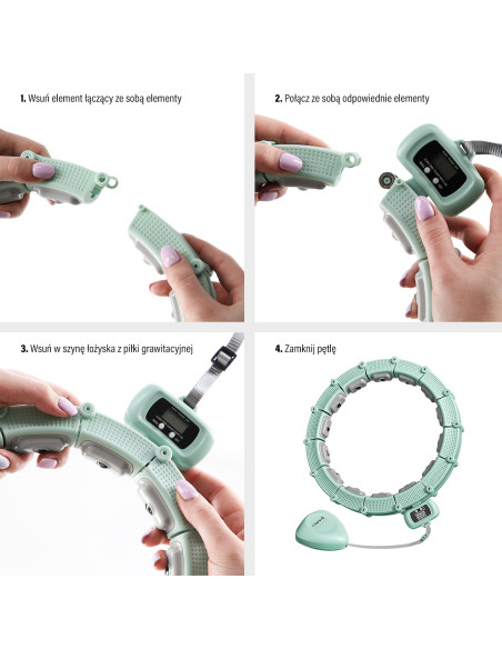 ХУЛА ХУП ЗЕЛЕН С МАГНИТИ И ГРАВИТАЦИОННА ТОПКА + БРОЯЧ HMS