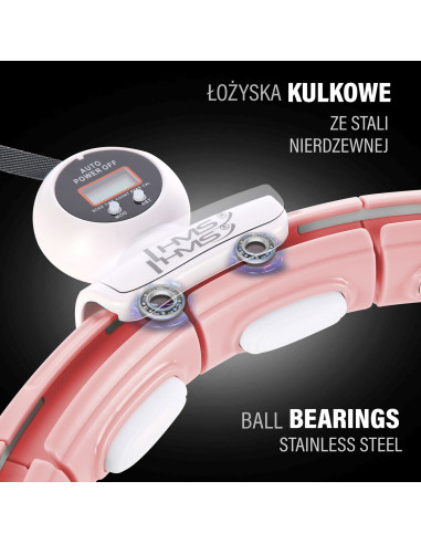 ХУЛА ХУП РОЗОВ С МАГНИТИ И ГРАВИТАЦИОННА ТОПКА + БРОЯЧ HMS