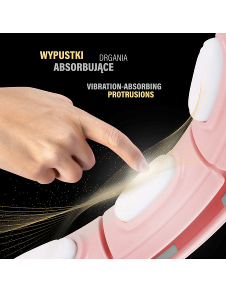 ХУЛА ХУП РОЗОВ С МАГНИТИ И ГРАВИТАЦИОННА ТОПКА + БРОЯЧ HMS