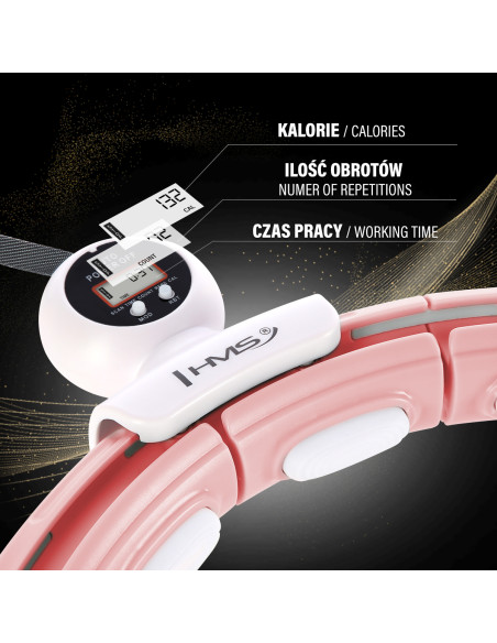 ХУЛА ХУП РОЗОВ С МАГНИТИ И ГРАВИТАЦИОННА ТОПКА + БРОЯЧ HMS