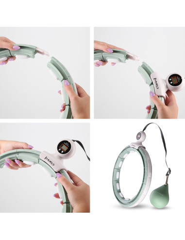 ХУЛА ХУП ЗЕЛЕН С МАГНИТИ И ГРАВИТАЦИОННА ТОПКА + БРОЯЧ HMS