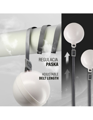 ХУЛА ХОП БЯЛ С МАГНИТИ И ГРАВИТАЦИОННА ТОПКА + БРОЯЧ HMS