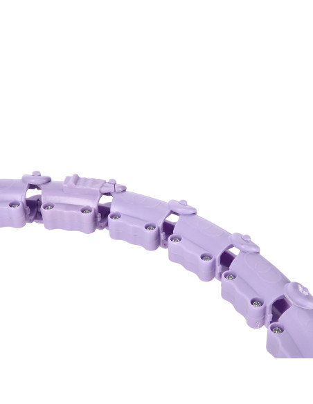 ХУЛА ХУП ВИОЛЕТОВ С МАСАЖНИ ТОЧКИ И GRAVITY BALL ONE FITNESS