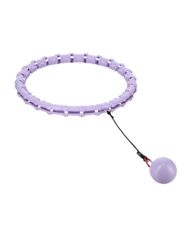 ХУЛА ХУП ВИОЛЕТОВ С МАСАЖНИ ТОЧКИ И GRAVITY BALL ONE FITNESS