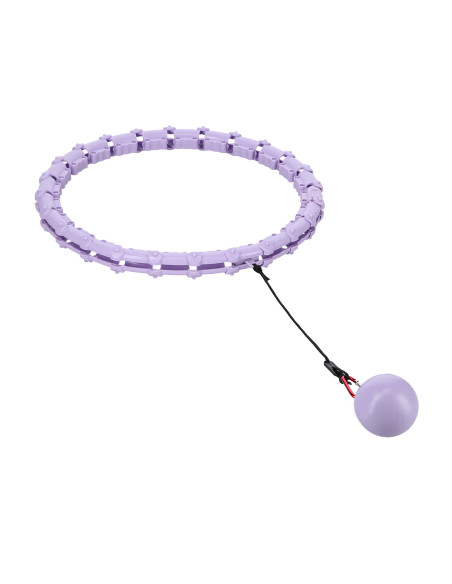 ХУЛА ХУП ВИОЛЕТОВ С МАСАЖНИ ТОЧКИ И GRAVITY BALL ONE FITNESS