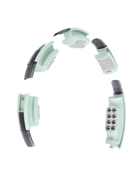 HHM13 HULA HOOP ЗЕЛЕН С МАГНИТИ И БРОЯЧ HMS + КОЛАН ЗА ОТСЛАБВАНЕ BR163 ЧЕРВЕН