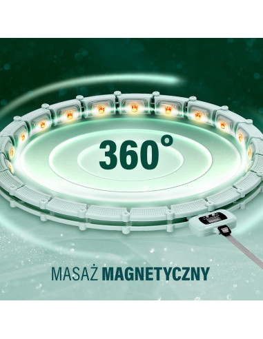 HHM14 ХУЛА ХОП ЗЕЛЕН С МАГНИТИ И БРОЯЧ HMS + КОЛАН ЗА ОТСЛАБВАНЕ BR163 ЧЕРЕН