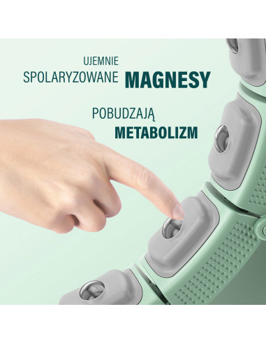 HHM14 ХУЛА ХОП ЗЕЛЕН С МАГНИТИ И БРОЯЧ HMS + КОЛАН ЗА ОТСЛАБВАНЕ BR163 ЧЕРЕН