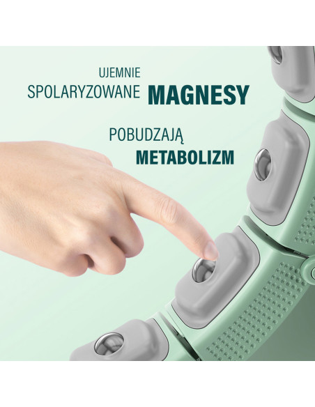 HHM14 ХУЛА ХОП ЗЕЛЕН С МАГНИТИ И БРОЯЧ HMS + КОЛАН ЗА ОТСЛАБВАНЕ BR163 ЧЕРЕН