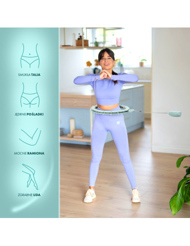 HHM14 ХУЛА ХОП ЗЕЛЕН С МАГНИТИ И БРОЯЧ HMS + КОЛАН ЗА ОТСЛАБВАНЕ BR163 ЧЕРЕН