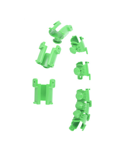 HHW01 HULA ОБЧЪЧ ЗЕЛЕН С МАСАЖИРАЩИ НОБОЧКИ И БРОЯЧ HMS + КОЛАН ЗА ОТСЛАБВАНЕ BR163 ЧЕРВЕН