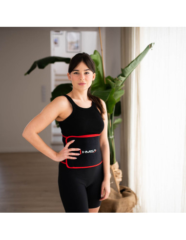 HHW02 HULA ОБЧЪЧ ЧЕРЕН С МАСАЖИРАЩИ НОБИ И КОНТРА HMS + КОЛАН ЗА ОТСЛАБВАНЕ BR163 ЧЕРВЕН