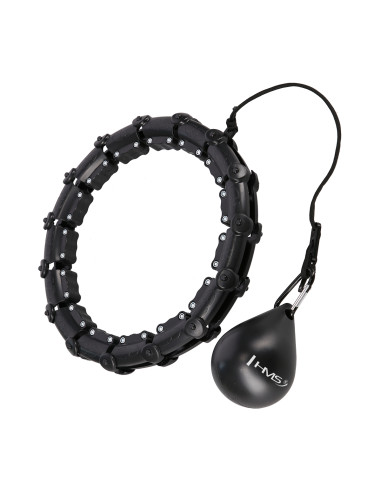 HHW02 HULA ОБЧЪЧ ЧЕРЕН С МАСАЖИРАЩИ НОБИ И КОНТРА HMS + КОЛАН ЗА ОТСЛАБВАНЕ BR163 ЧЕРВЕН