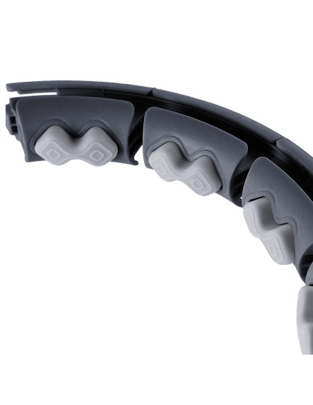 HHW06 HULA ОБЧЪЧ ЧЕРЕН С МАСАЖИРАЩИ НОБОЧКИ И БРОЯЧ HMS + КОЛАН ЗА ОТСЛАБВАНЕ BR163 ЧЕРВЕН