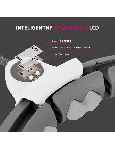 HHW06 HULA ОБЧЪЧ ЧЕРЕН С МАСАЖИРАЩИ НОБОЧКИ И БРОЯЧ HMS + КОЛАН ЗА ОТСЛАБВАНЕ BR163 ЧЕРВЕН