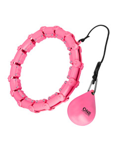 РЕГУЛИРУЕМ ОБЧЪЧ HULA HOOP OHA02 РОЗОВ С МАСАЖИРАЩИ НОБОВЕ И ГРАВИТАЦИОННА ТОПКА + КОЛАН ЗА ОТСЛАБВАНЕ BR160 2