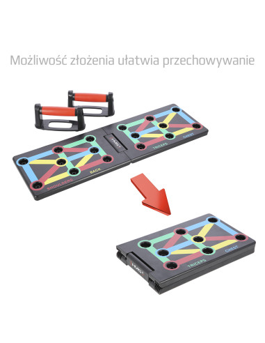 Мултифункционална дъска за лицеви опори HMS