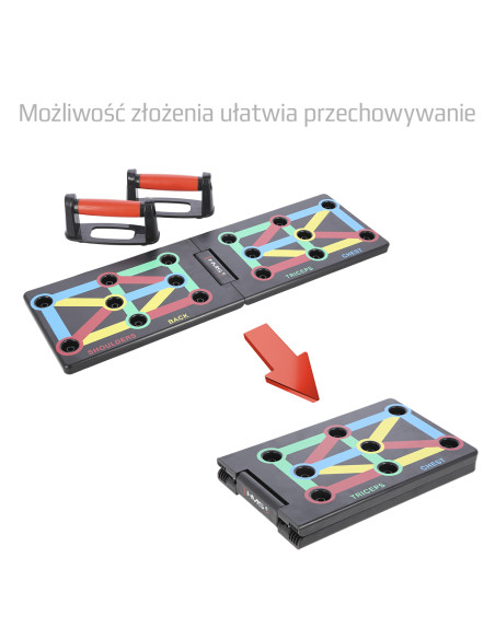 Мултифункционална дъска за лицеви опори HMS