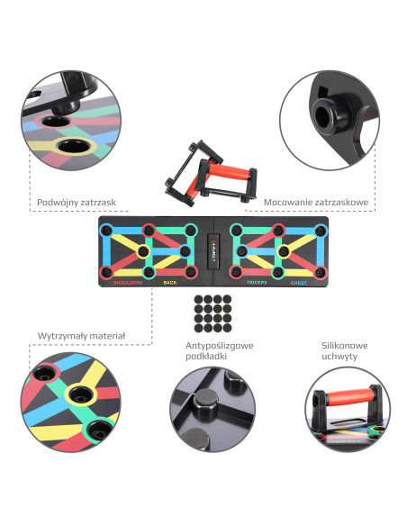 Мултифункционална дъска за лицеви опори HMS