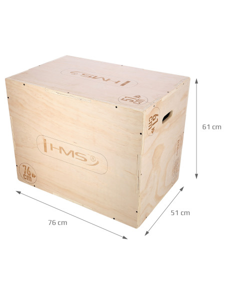 PLYO-BOX 750x600x500MM HMS