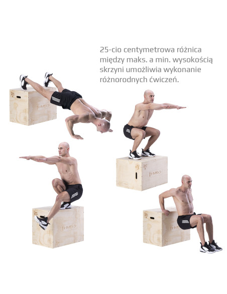 PLYO-BOX 750x600x500MM HMS