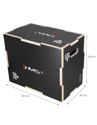 ПЛИО КУТИЯ ЧЕРНА 500х400х300 ММ HMS