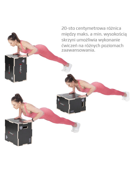 ПЛИО КУТИЯ ЧЕРНА 500х400х300 ММ HMS