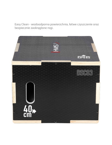 ПЛИО КУТИЯ ЧЕРНА 500х400х300 ММ HMS